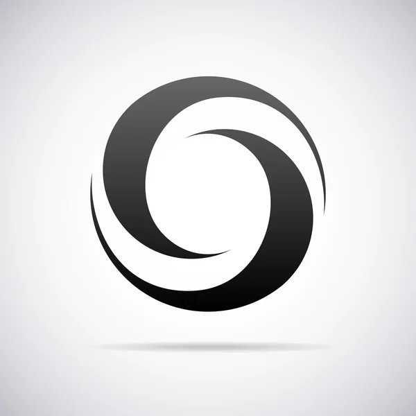 Logo vettoriale per lettera O. Modello di progettazione — Vettoriale Stock