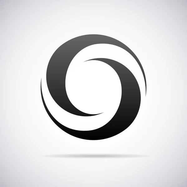 Vektör logo için mektup O. tasarım şablonu