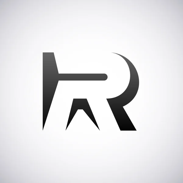 Wektor logo na literę R. projekt szablonu — Wektor stockowy