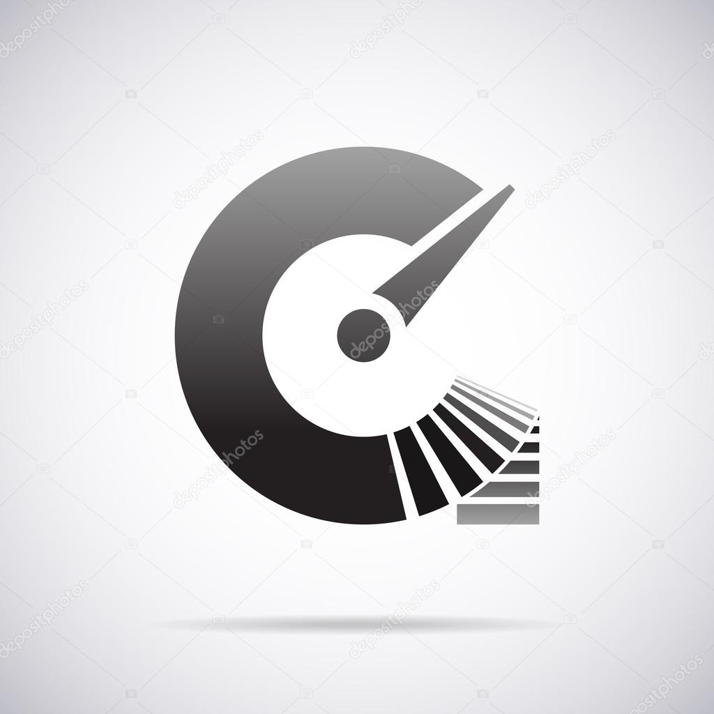 Logo for letter C design template vector illustration