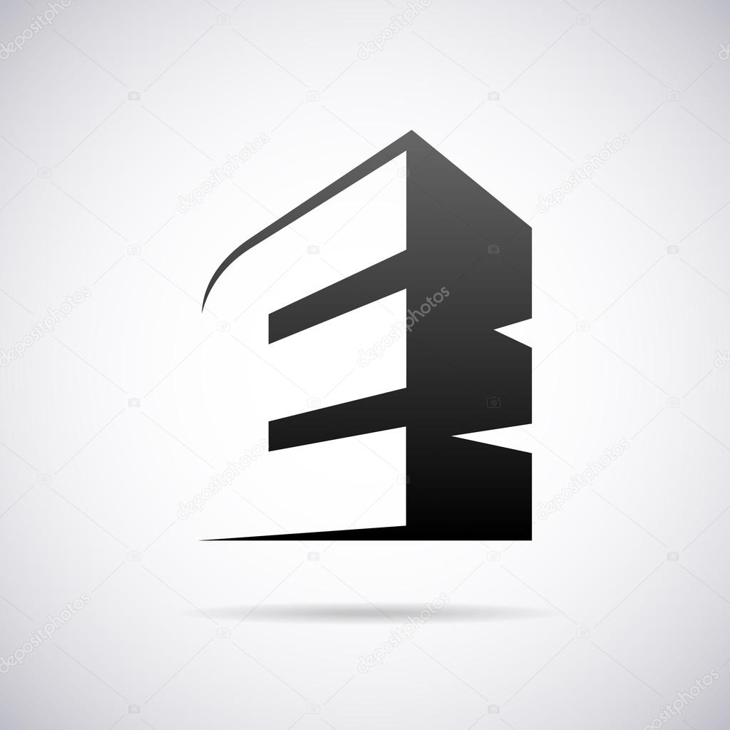 Logo for letter E design template vector illustration
