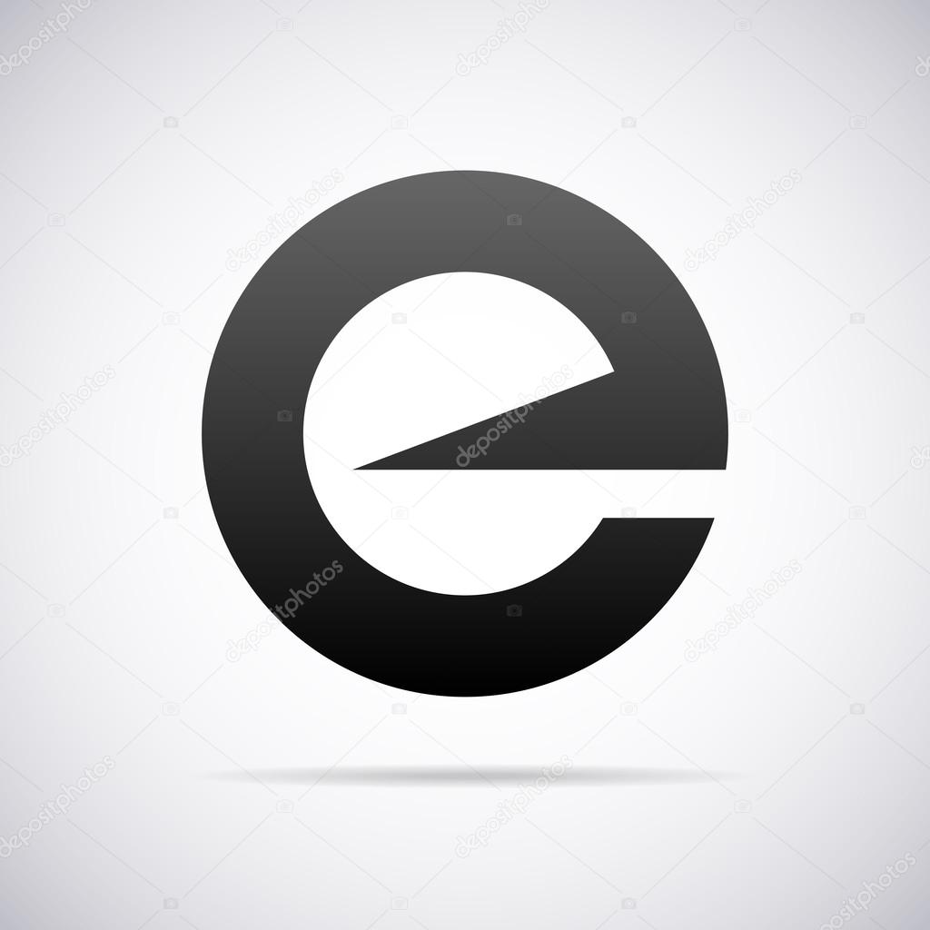 Logo for letter E design template vector illustration