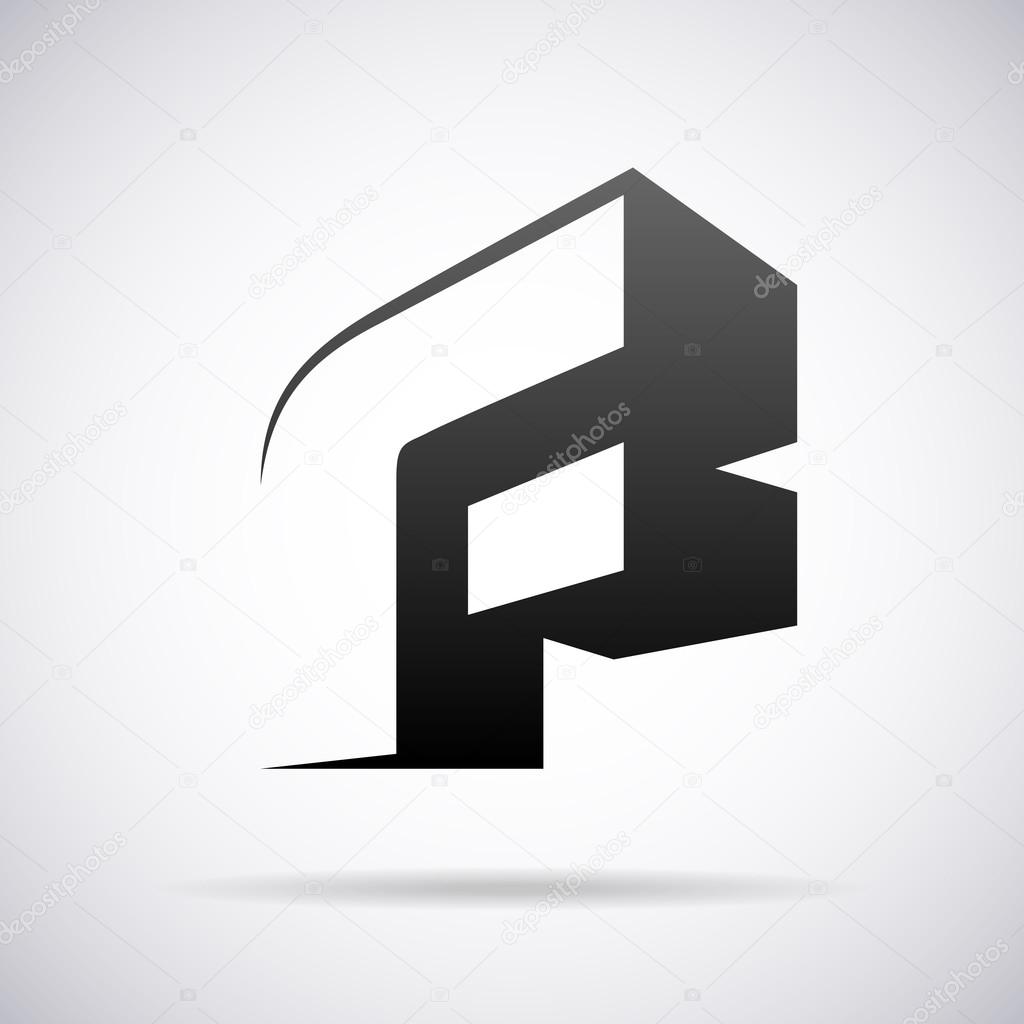 Logo for letter F design template vector illustration