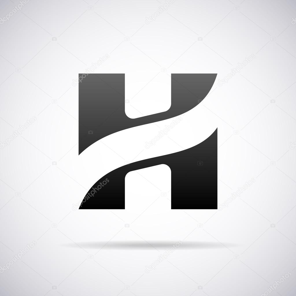 Logo for letter H design template vector illustration
