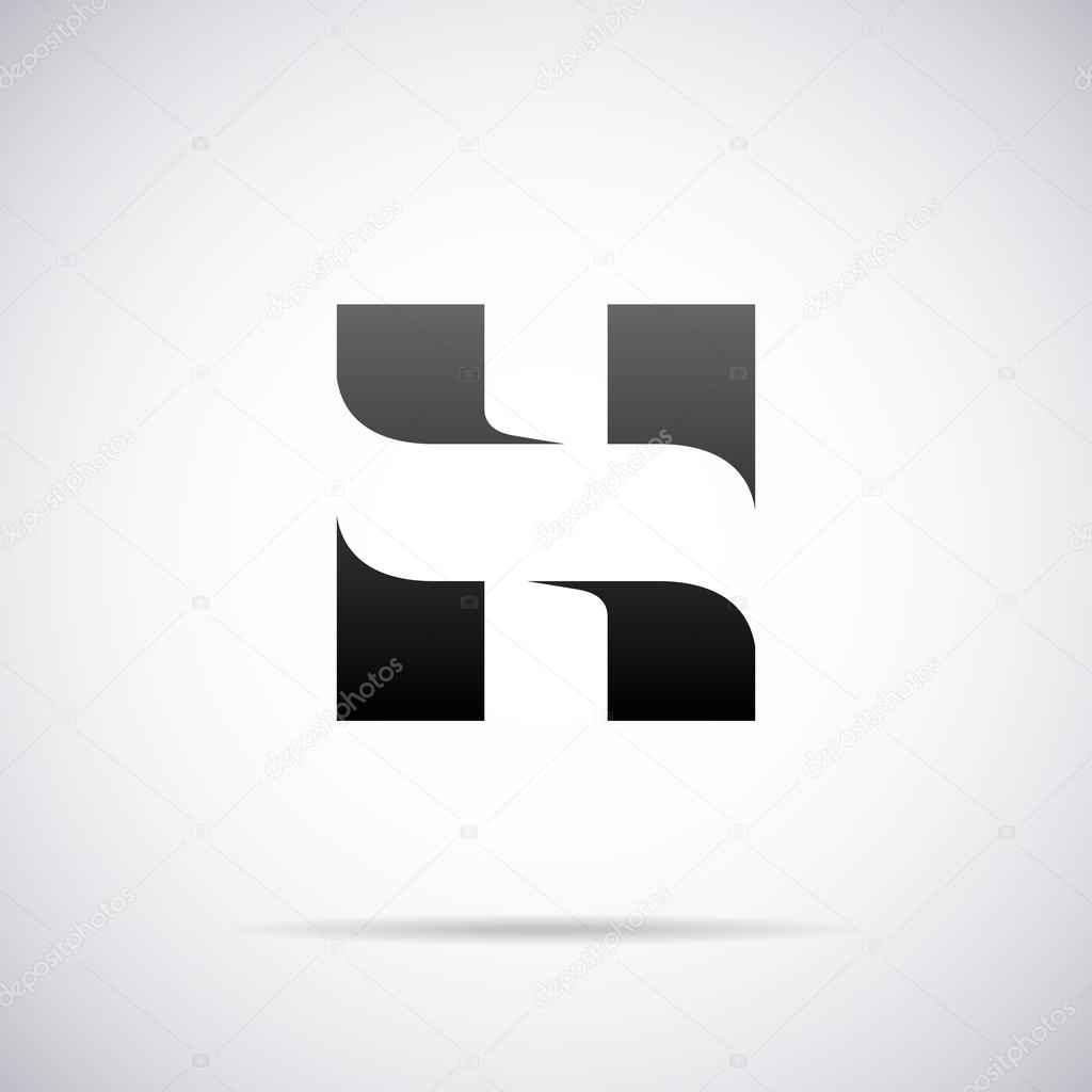 Logo for letter H design template vector illustration
