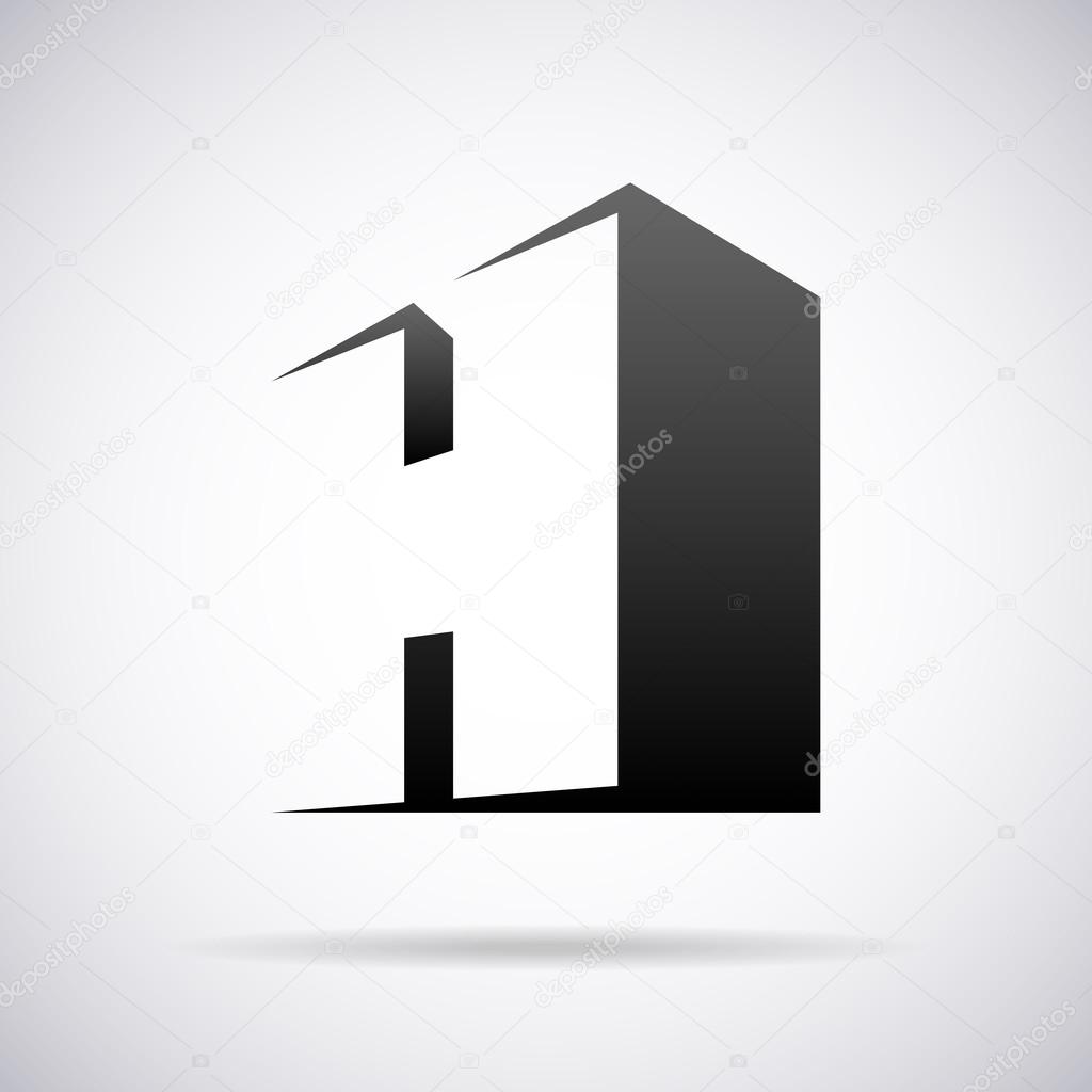 Logo for letter H design template vector illustration