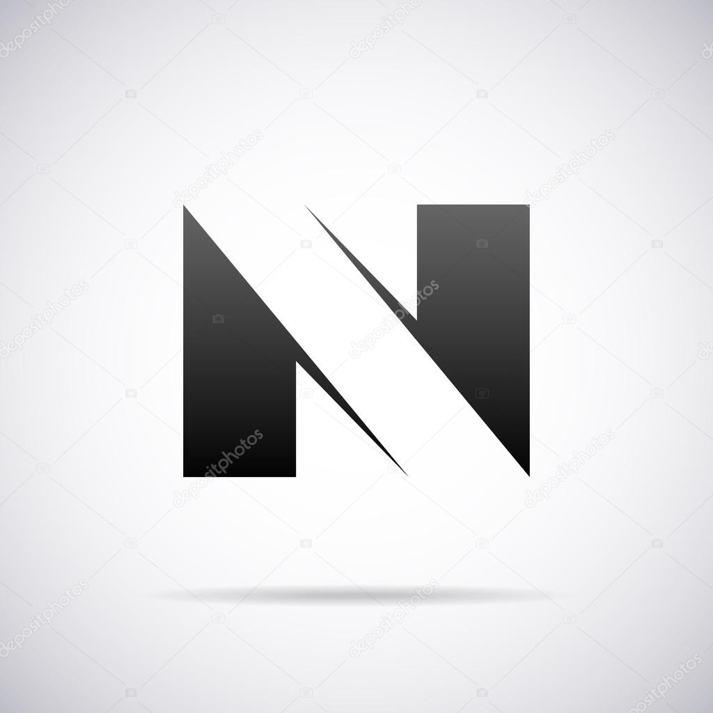 Logo for letter N design template vector illustration