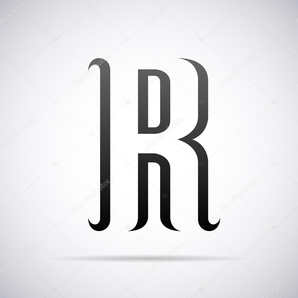 Logo for letter R design template vector illustration