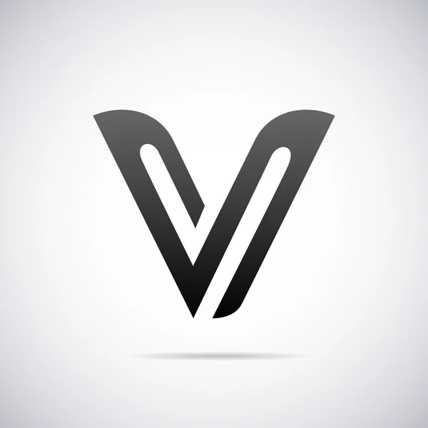 Vektor logotypen för bokstaven V. formgivningsmall — Stock vektor