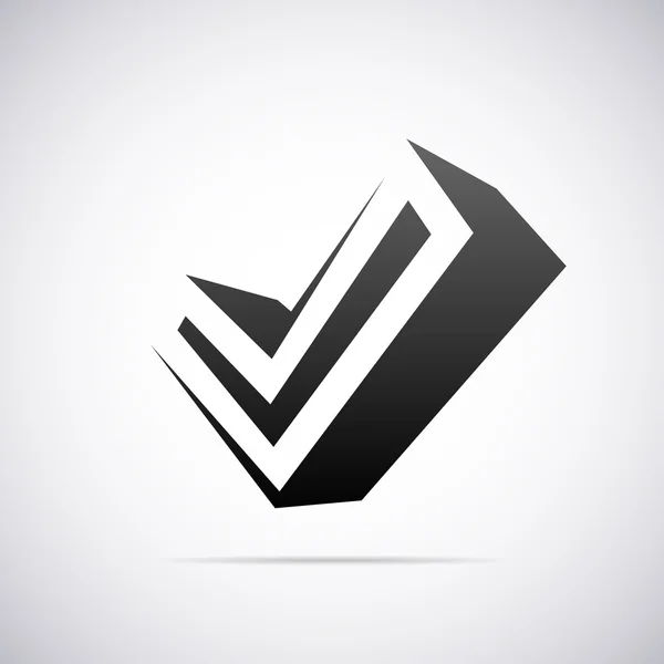 Logo vettoriale per lettera V. Modello di design — Vettoriale Stock