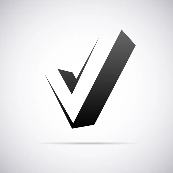 Vektör logo için mektup V. tasarım şablonu