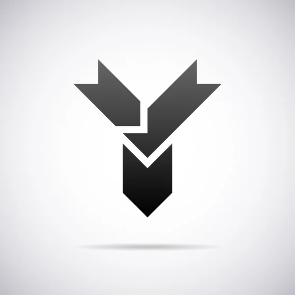 Vektor-Logo für Buchstabe y. Design-Vorlage — Stockvektor