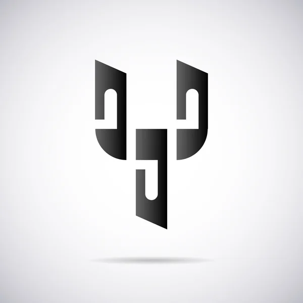 Векторный логотип буквы Y. Шаблон проекта — стоковый вектор