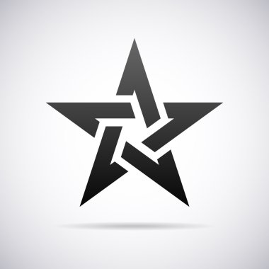 Vector star logo. Design template