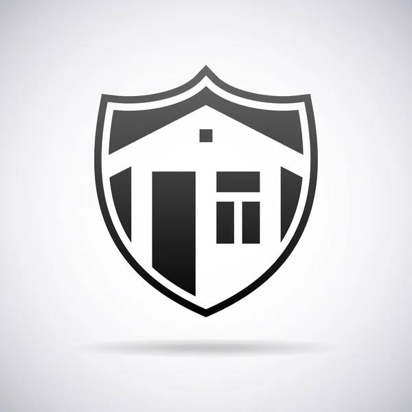Логотип векторного будинку. Шаблон дизайну — стоковий вектор