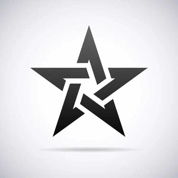 Vektör yıldız logo. Tasarım şablonu