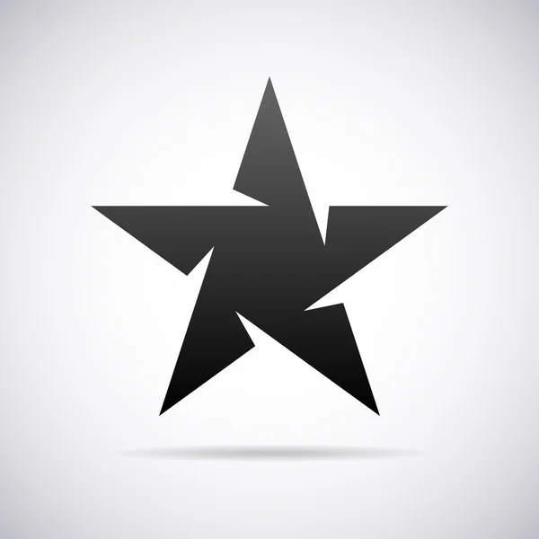 Vector star logo. Design template — Stock Vector