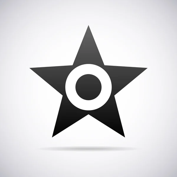 Logotipo de estrela vetorial. Modelo de projeto — Vetor de Stock