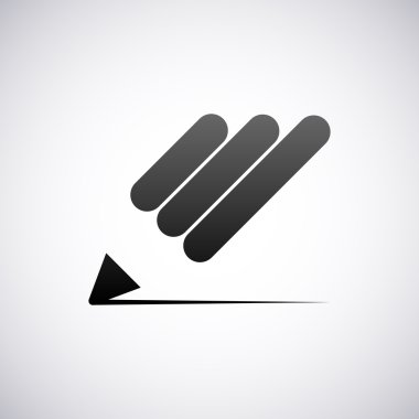 Vektör kalem concet logosunu görmeniz gerekir. Tasarım şablonu