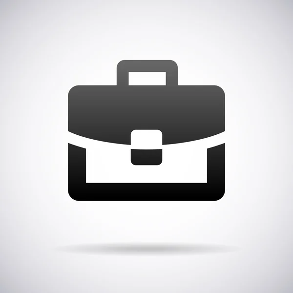 Vector briefcase icon — Stock Vector