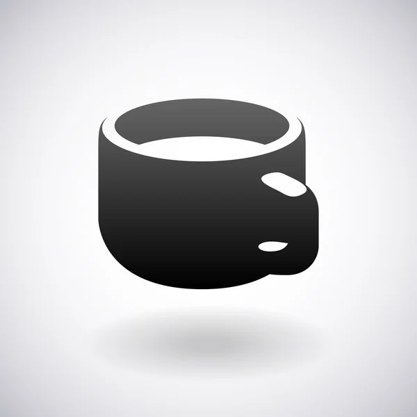 Διάνυσμα λογότυπο φλιτζάνι καφέ. Πρότυπο σχεδίασης — Διανυσματικό Αρχείο