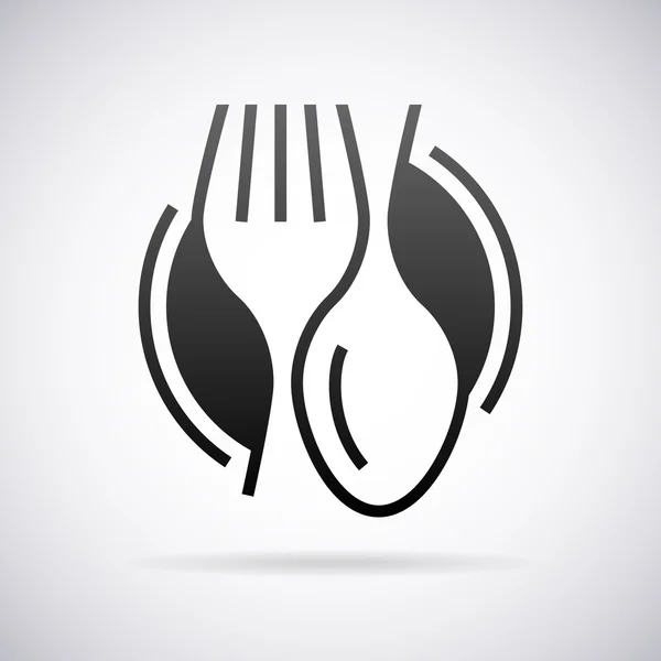 Vector foodservice logo. Ontwerpsjabloon — Stockvector