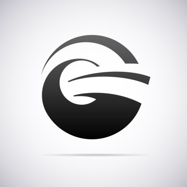 Vektör logo için mektup G. tasarım şablonu