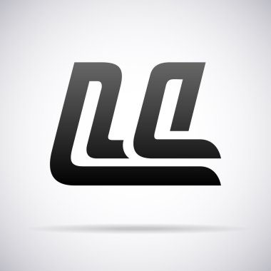 Vektör logo için mektup U. tasarım şablonu