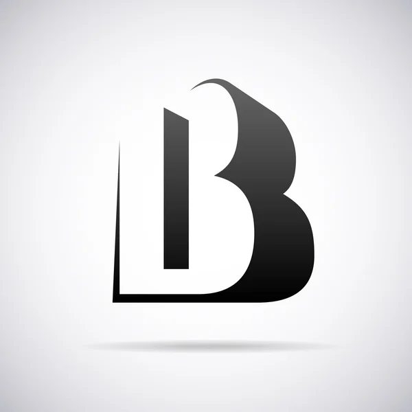 Logotipo do vetor para a letra B Modelo de projeto —  Vetores de Stock