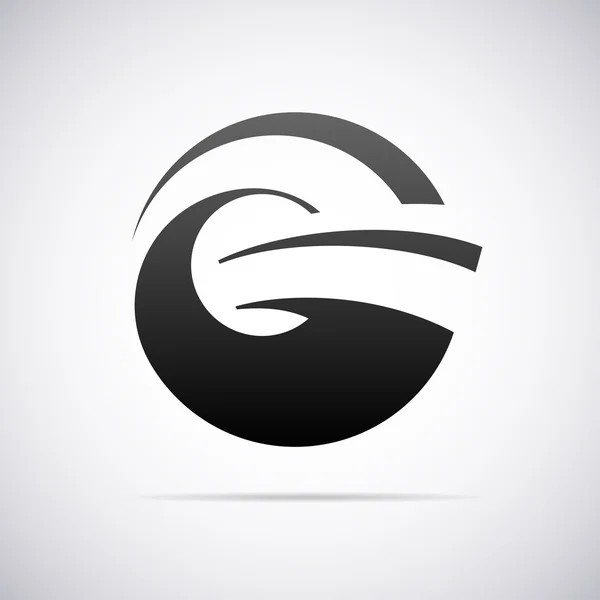 Vektor logotypen för bokstaven G. formgivningsmall — Stock vektor