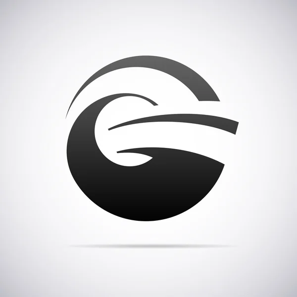 Vektör logo için mektup G. tasarım şablonu