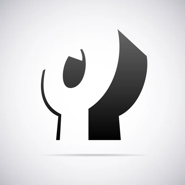 Векторний логотип для літери Y. Шаблон дизайну — стоковий вектор