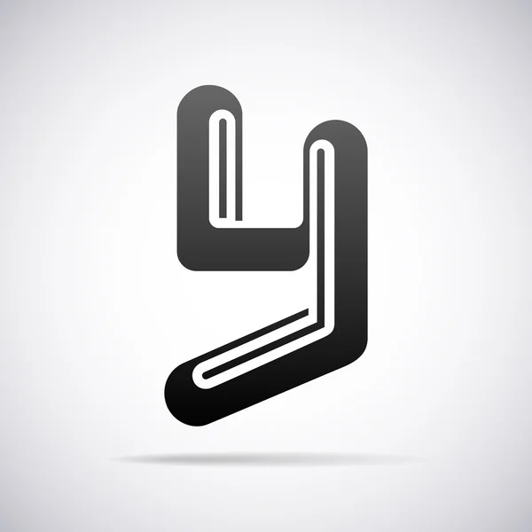 文字, デザイン テンプレート ベクトルのロゴ — ストックベクタ