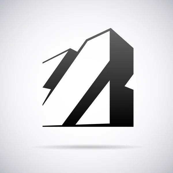 Vector logo voor letter Z. ontwerpsjabloon — Stockvector