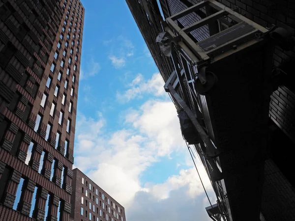 Edificios Modernos Altos Juntos Dowtown —  Fotos de Stock