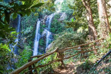 Mok SK şelale turistik ve Chiang Mai, Tayland en güzel şelale biridir.