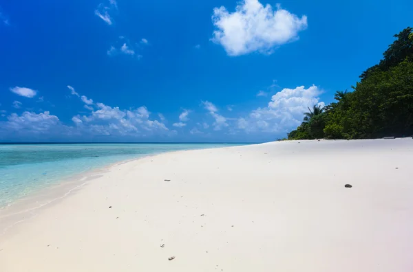 Beautiful Tropical white Sand Beach and crystal clear water. Sipadan Island, Borneo, Malaysia. — Stock Photo, Image