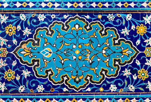 Восточный традиционный орнамент в Самарканде — стоковое фото