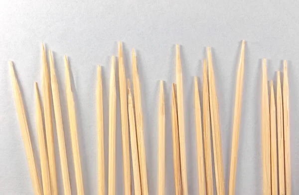 Toothpicks on paper — Stock Photo, Image