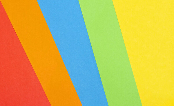 Цветной фон из листов цветной бумаги