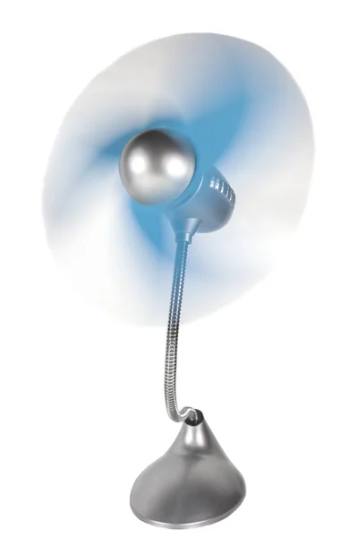 Портативный вращающийся вентилятор — стоковое фото