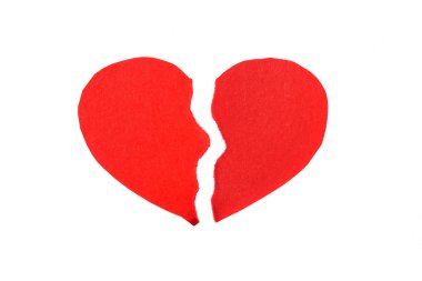 buruşuk kağıt kalp