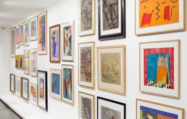 soyut ressam serg polyakov, fuarına katıldık