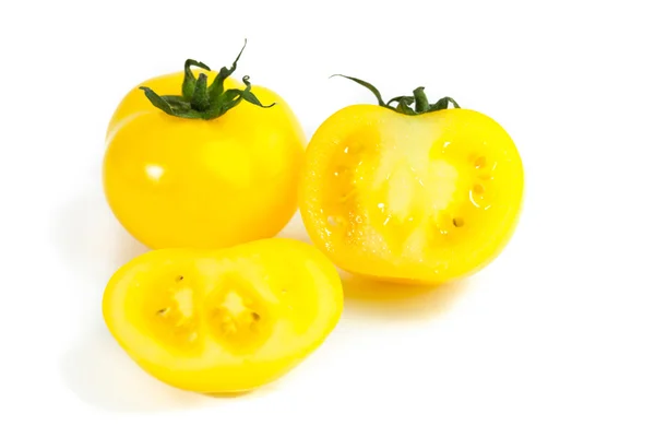 Cores diferentes tomates, Solanum lycopersicum — Fotografia de Stock