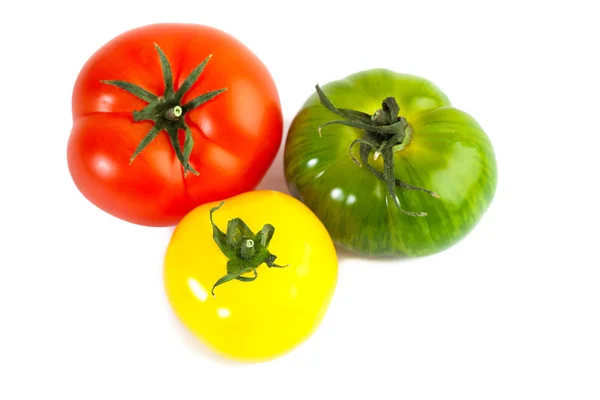 Farklı renkler domates, Solanum lycopersicum — Stok fotoğraf