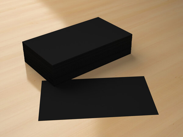Business cards blank mockup - template