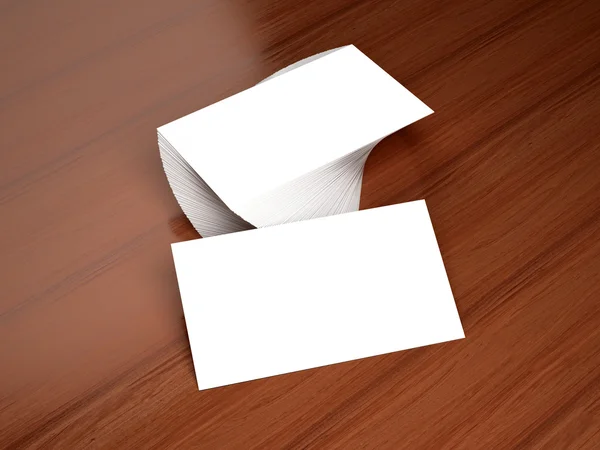 mockup - boş kartvizit şablonu
