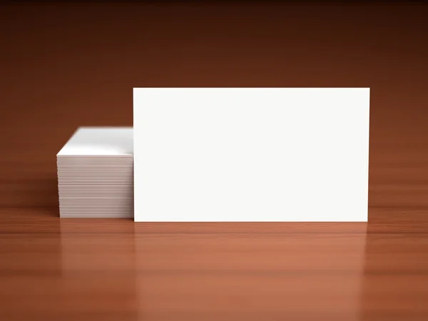 Business cards blank mockup - template — Stock Photo, Image