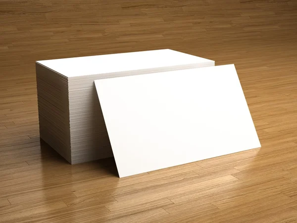 mockup - boş kartvizit şablonu