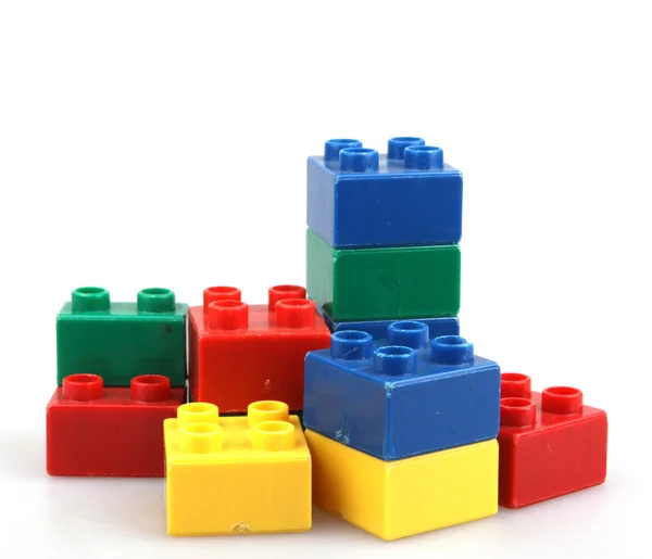 Blocs Construction Plastique Image Couleur — Photo